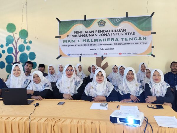MAN 1 Halteng Ikuti Penilaian Pendahuluan Pembangunan Zona Integritas