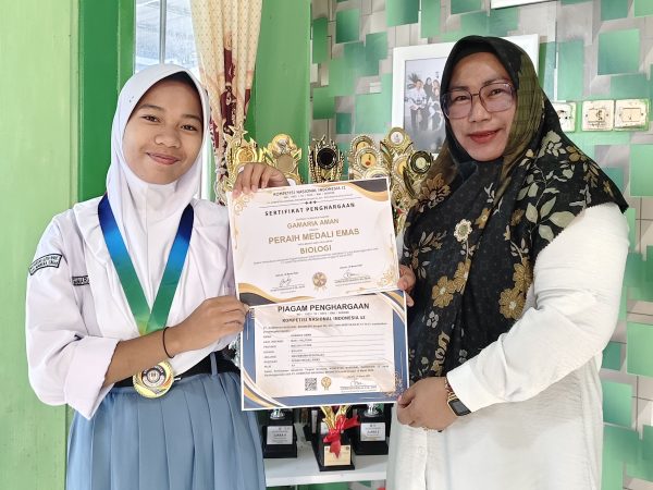 Siswa MAN 1 Halteng Kembali Raih Medali Emas Tingkat Nasional